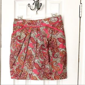 H&M Coral Pink Paisley Skirt